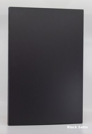 Saga black satin